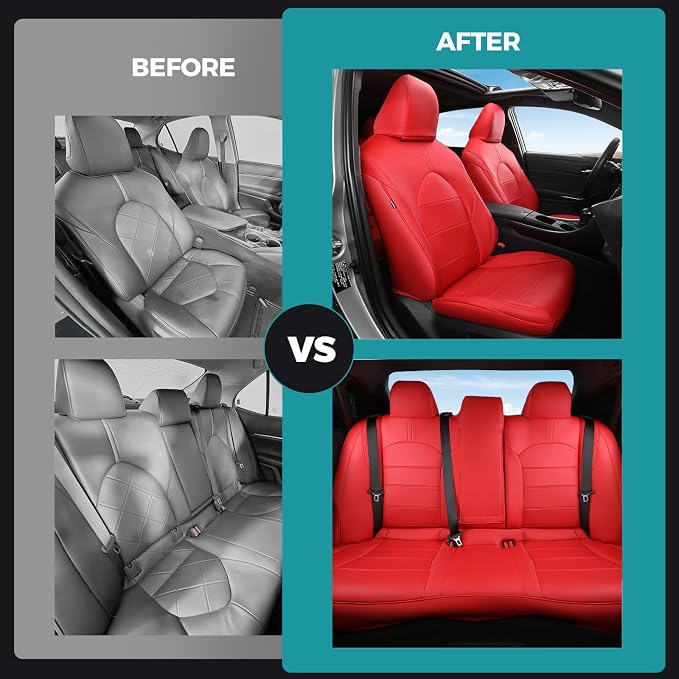 for Toyota Camry Seat Covers Hybrid XLE XSE 2018 2019 2020 2021 2022 2023 2024 - Image 7
