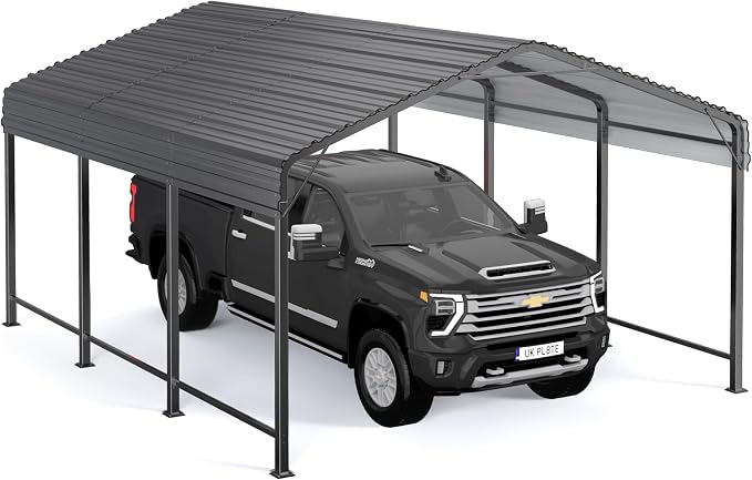 10x15 Metal Carport Carports - Image 9
