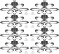 8 Pack 220W Garage Light Ceiling Led Deformable LED Shop Lights by Eqquorva