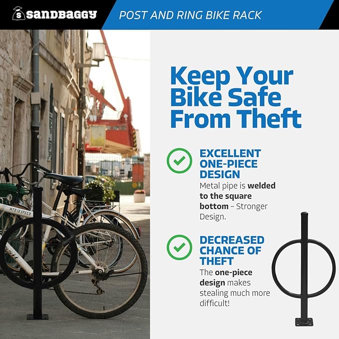 Sandbaggy Post and Ring Bike Rack - Image 3