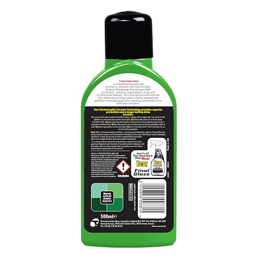 T-Cut Dark Green Scratch Remover Color Fast Paintwork Restorer Car Polish - Image 2