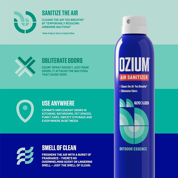 Ozium 3.5 Oz. Air Sanitizer & Odor Eliminator 4 Pack - Image 3