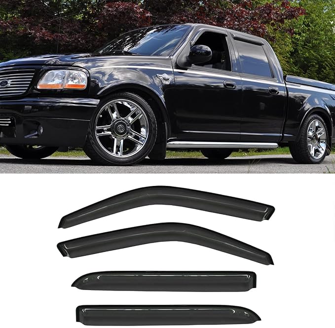 94949 Side Window Wind Deflector, Window Visor fit - Image 3