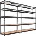 HOMEDANT 5 Tier Laminated Boltless Heavy Duty Garage Storage Adjustable Wide by TheBestOrganizingSolution