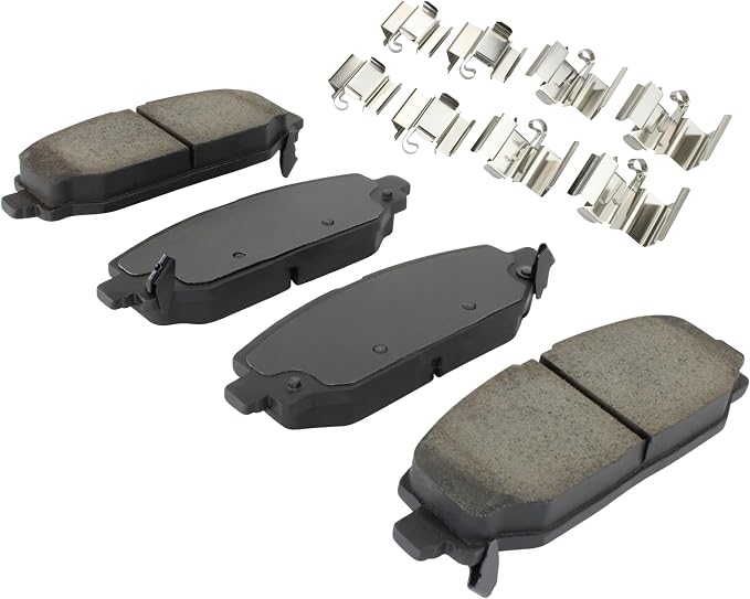 Premium Ceramic Rear Brake Pads Compatible - Image 2