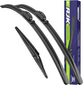AJK Wiper Blades for Hyundai Santa Fe 2013 2014 2015 2016 2017 2018, 3 Piece by AJK