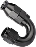 EVIL ENERGY 4AN 180 Degree PTFE One Piece Full Flow End Hose Fitting Aluminum by EVILENERGY
