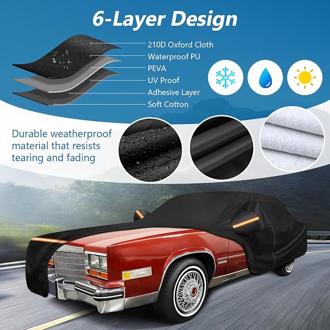 Car Cover for Cadillac Eldorado Biarritz/Brougham/Fleetwood/Convertible - Image 2