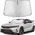 Econour Windshield Sun Shade for Honda Civic 2022-2025 Sunshade Foldable Window by EcoNour