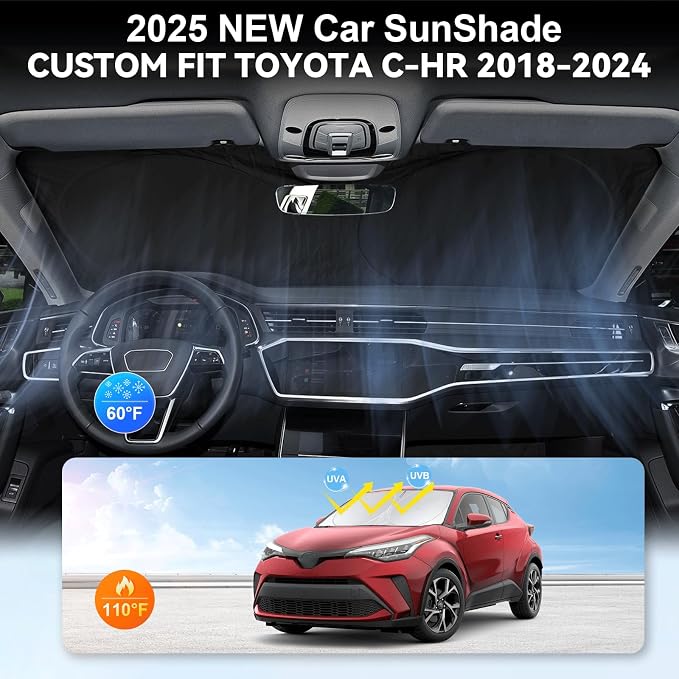 Custom Fit CHR Windshield Sunshade - Image 4
