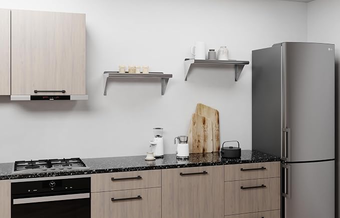 AmGood 24" Long X 10" Deep Stainless Steel Wall Shelf | NSF Certified | - Image 6