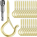 36 PCS Q-Hanger Hooks, Screw Hooks by FSAH