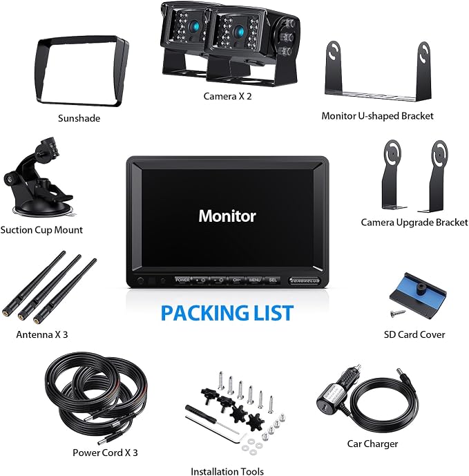 1080P FHD Digital Wireless Backup Camera System Kit - Image 7
