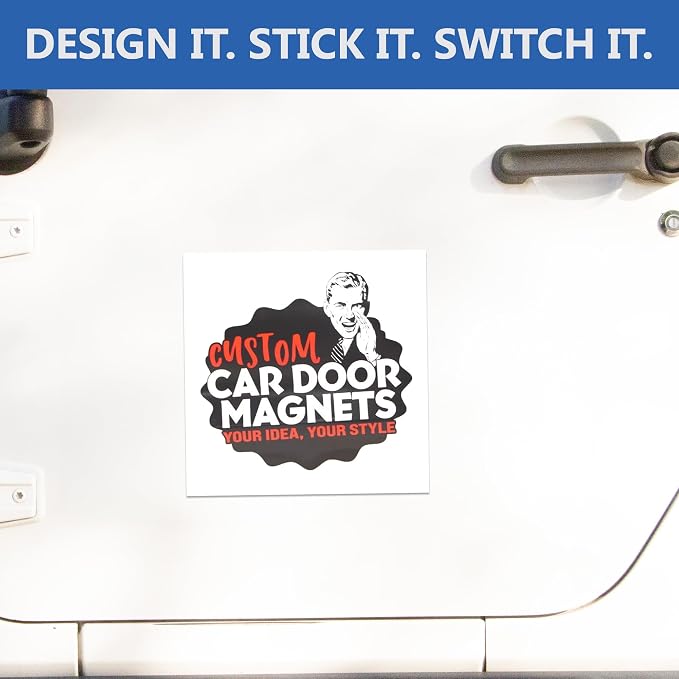 Custom Car Magnet Signs for Businesses 2 pk - Image 2