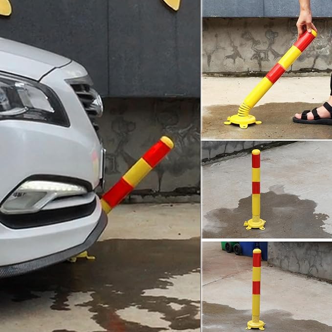 Safety Bollard Post, Spring Parking Post - Image 2