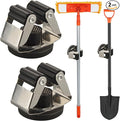 MUTUACTOR Magnetic Broom Holders, 12lbs Heavy Duty Magnetic Tool Holders by MUTUACTOR