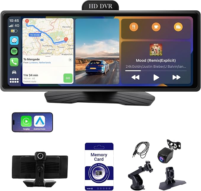 ‌9.26 Inch Wireless Apple CarPlay & Android Auto Car Display by Haudio