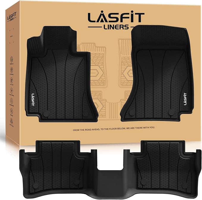LASFIT Floor Mats for Mercedes Benz E Class E350 / E450 AMG / E53 2026 2025 2024 by LASFIT