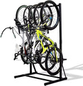 Upright Bike Stand, 5-Bike Stand Rack, Indoor Bike Storage Standing Bike by SANHESHUN