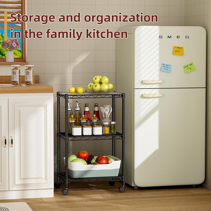 SINGAYE 3 Small Wire Shelves Kitchen Pantry Close Home Organizers and Storage - Image 9