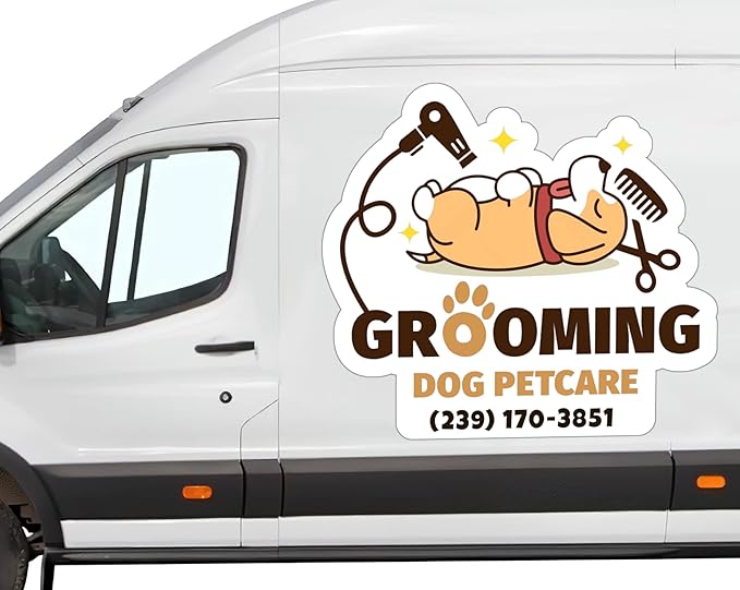 My Happy Customized Gifts Custom and Professional Logo Magnet Sign Personalized - Image 4