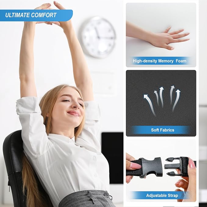 Memory Foam Lumbar Support Pillow Relieves Lower Back Pain - Image 4