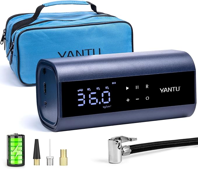 YANTU Dual Cylinder Tire Inflator Portable Air Compressor by YANTU