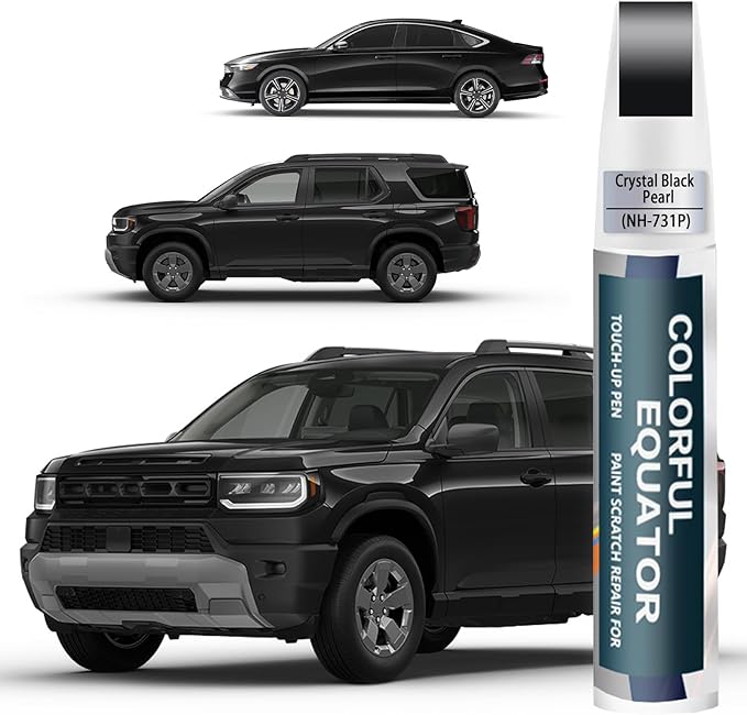 Crystal Black Pearl Touch Up Paint Compatible by SNSIR
