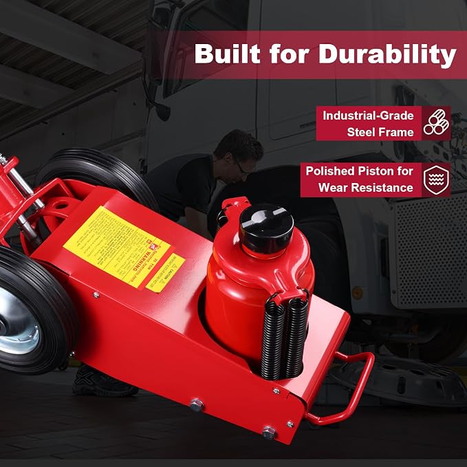 Stark USA Heavy Duty 35-Ton Air Hydraulic Floor Jack - Image 3