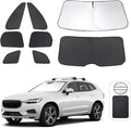 TINGLU Window Shades for Volvo XC60 2018-2024 2025 Accessories Car Side Full by TINGLU