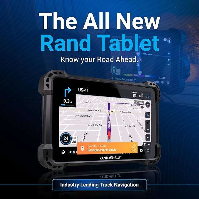 Rand McNally RANDTAB8 8-inch GPS Truck Navigator - Image 2