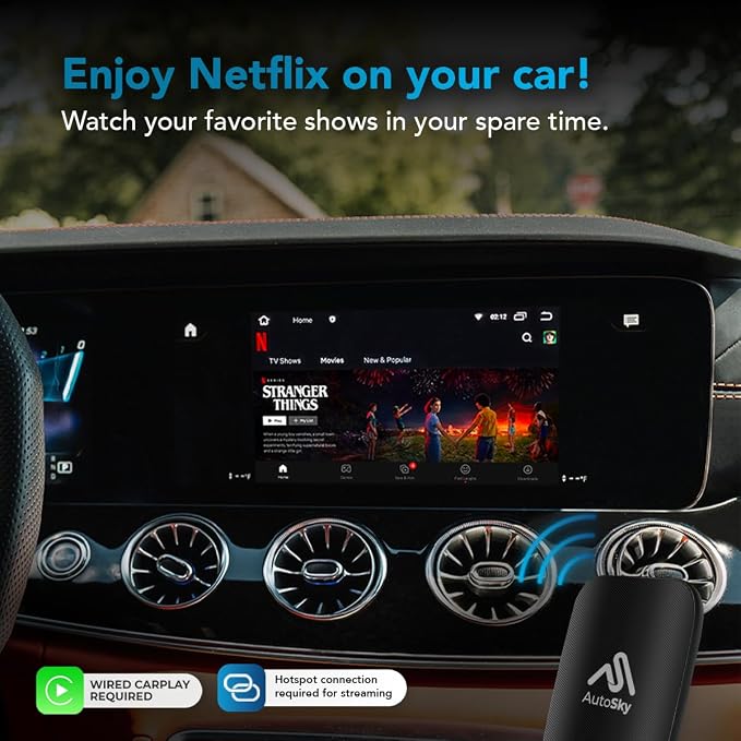 AutoSky Wireless CarPlay and Android Auto AI Box Lite - Image 2
