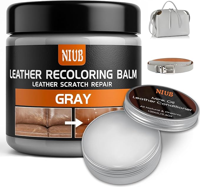 Leather Recoloring Balm Leather Color Restorer Scratch Repair Leather Paint by NIUB