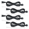 4 Pcs 4 Pin RGB Extension Cable RGB Wire by LAZZPPO
