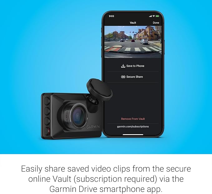 Garmin Dash Cam™ X210, Compact 1440p HD Dash Cam - Image 6