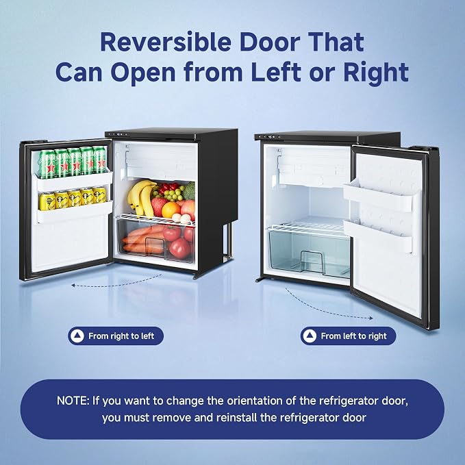 BODEGACOOLER 12 Volt Refrigerator, RV Refrigerator APP Control, 65L RV Fridge - Image 6