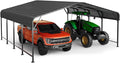 20x20 FT Metal Carport, Enhanced Base and Steel Roof by Unknown