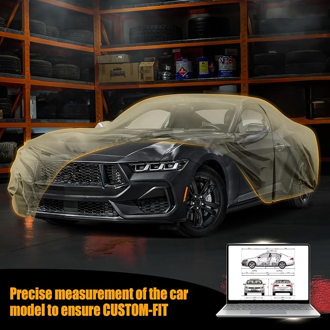 Waterproof Car Covers Replace for 1994-2025 Ford Mustang, Windproof Bands for - Image 8