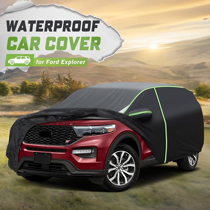 Mixsuper Liner Car Cover for Ford Explorer 1995-2026, 7 Layers Full Car Cover - Image 2