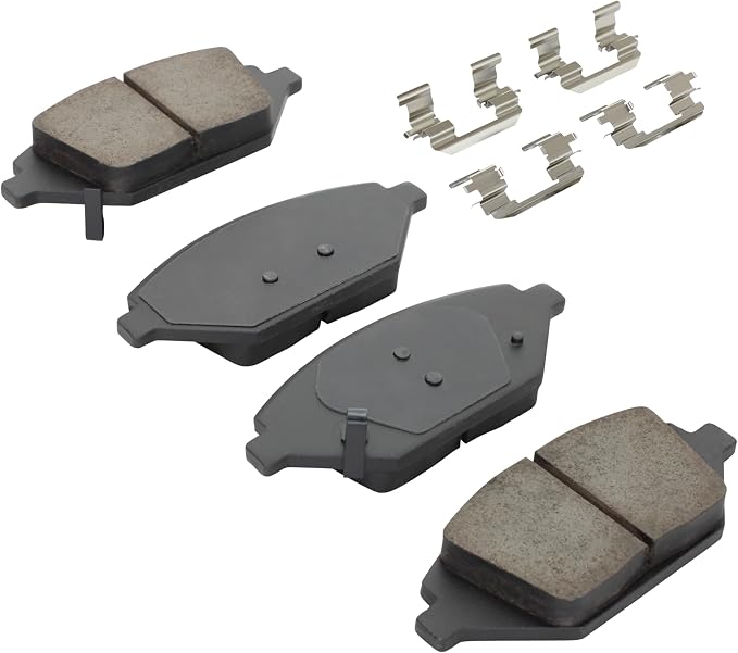 Premium Ceramic Front Brake Pads Compatible - Image 2