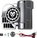 12V Snail Air Horn Train Horn for Motorcycle, Super Loud Air Horn Kit by AOLIHAN