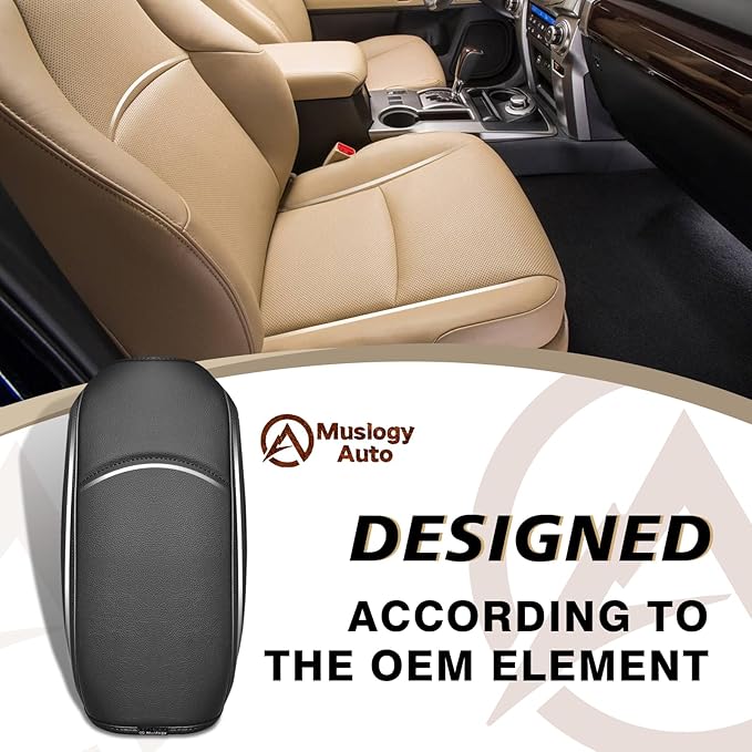 Muslogy Center Console Armrest Cover Compatible - Image 4