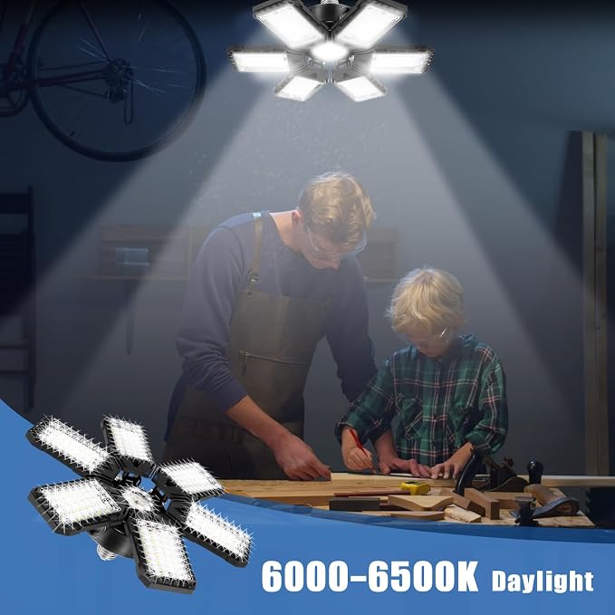 LED Garage Lights 1 Pack -180W, 18000LM 6500K Led Shop Light - Image 6