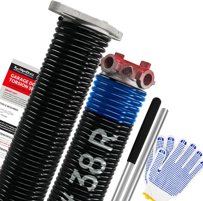 Pair of 1.75" Garage Door Torsion Springs Set by KaiMinDogzGarageDoorSpring