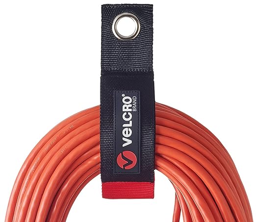 VELCRO Brand Easy Hang Extension Cord Organizer Holder | Large 18" Heavy Duty by VELCRO%C2%AEBrand