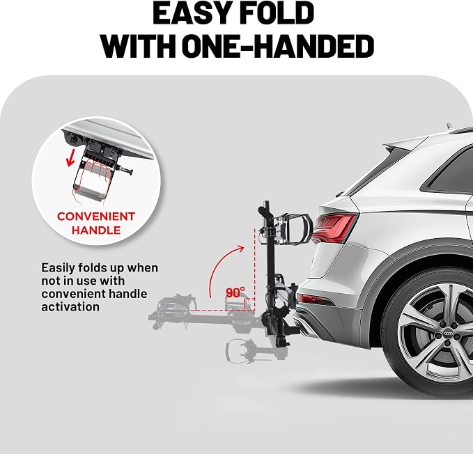 200 lbs. Hitch Mount Bike Rack, fits Cars, Trailers - Image 5