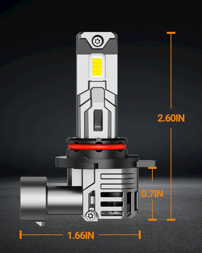 SEALIGHT 9012/HIR2 Bulbs, 30000LM 6500K Fog Bulbs 1:1 Mini Size - Image 8