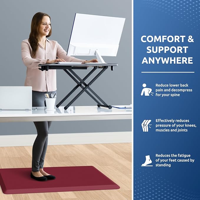 KitchenClouds Kitchen Mat Cushioned Anti Fatigue Rug 20"x39" Waterproof - Image 4
