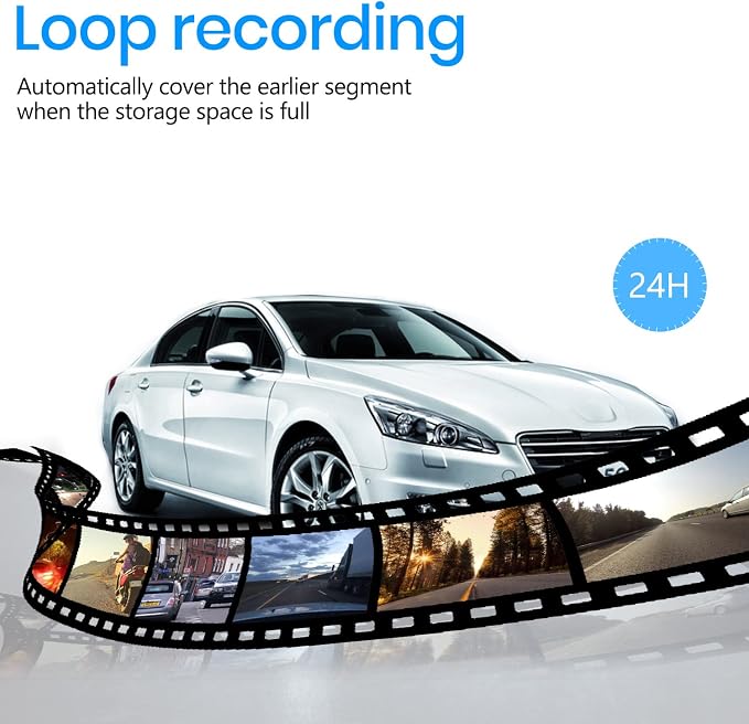 9.35''1080P OEM Rear View Mirror Camera: Recording Wide View Back Up Camera - Image 7