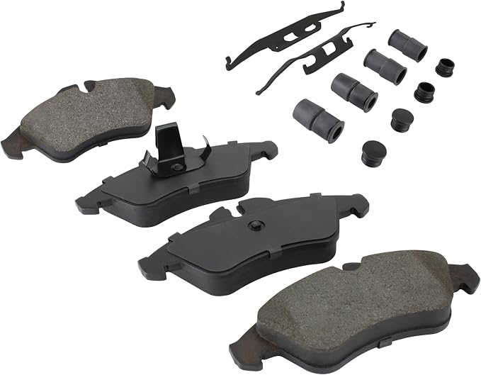 Premium Semi-Metallic Front Brake Pads Compatible - Image 2